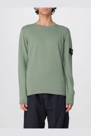 Stone Island Maglia in cotone organico e nylon finezza 14