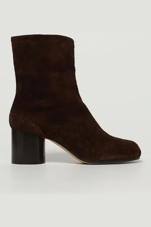 Maison Margiela Stivaletto Tabi in camoscio