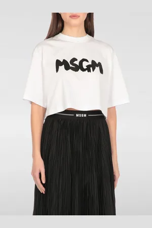 Msgm T-shirt in cotone con logo