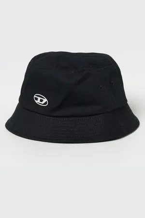 Diesel Cappello in cotone con logo ricamato