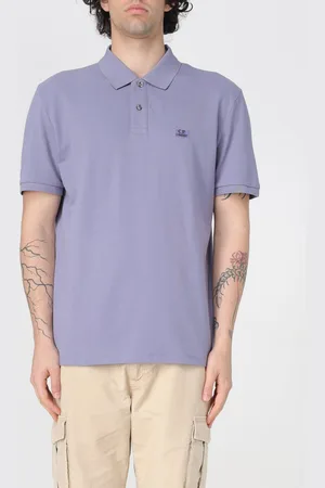 C.P. Company Polo basic in cotone con logo C. P. Company