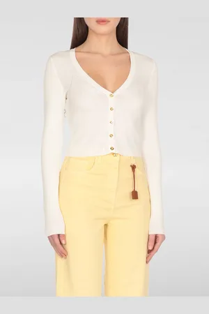 Elisabetta Franchi Cardigan a v in misto viscosa