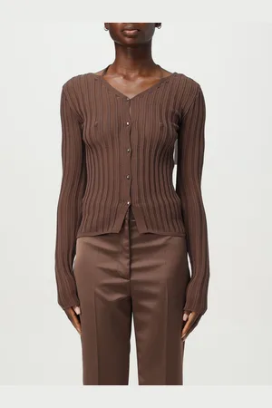 Patrizia Pepe Cardigan a coste in viscosa