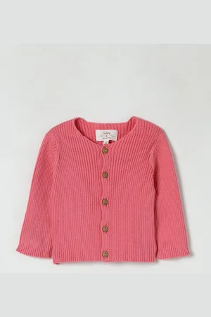 TEDDY & MINOU Cardigan a girocollo in cotone