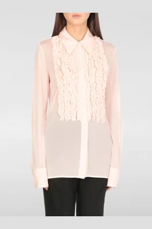 Jil Sander Camicia in viscosa con plastron
