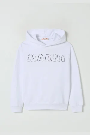 Marni Felpa con cappuccio con maxi logo