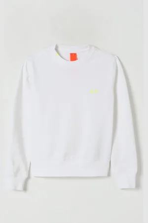 sun68 Maglia a girocollo in cotone con logo