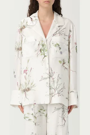 Erdem Camicia in seta con stampa floreale