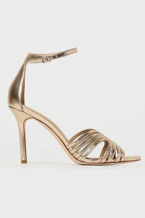 Ralph Lauren Sandalo Allie in pelle laminata