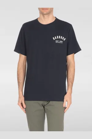 Barbour T-shirt in cotone con logo