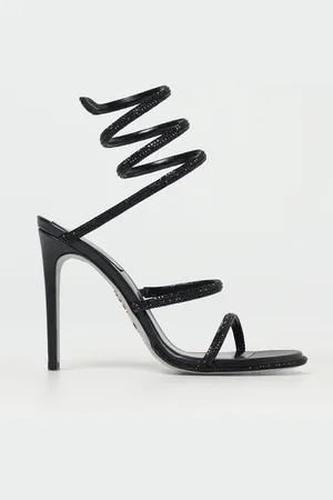 RENE CAOVILLA Sandalo Cleo in raso con strass