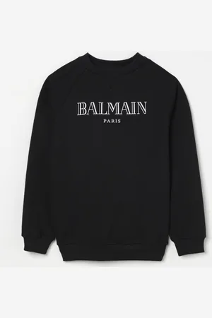 Balmain Felpa a girocollo con logo