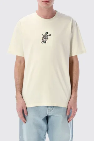 Huf T-shirt in cotone con logo ricamato