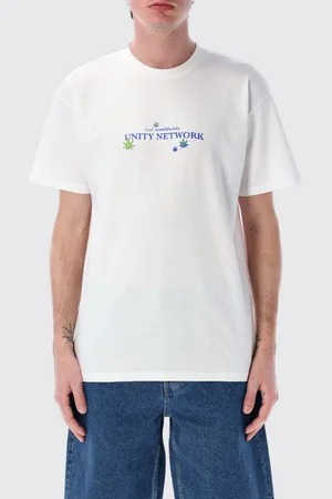 Huf T-shirt basic in cotone con stampa logo