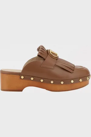 VALENTINO GARAVANI Zoccolo VLogo Signature in pelle