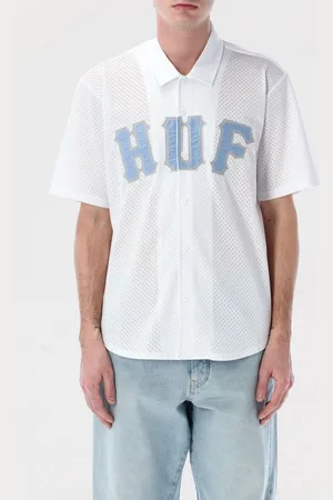 Huf Camicia in mesh con stampa logo