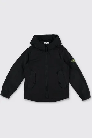 Stone Island Giacca con cappuccio in cotone