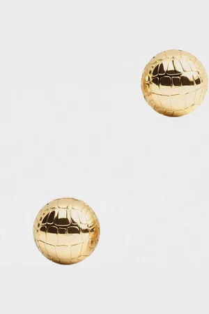 Jacquemus Orecchini The Salon in ottone stampa cocco