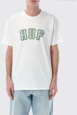 Huf T-shirt basic in cotone con logo