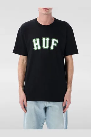Huf T-shirt basic in cotone con logo