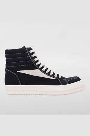 Rick Owens Sneakers Vintage High in canvas di cotone