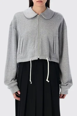 Comme des Garçons Felpa crop con collo