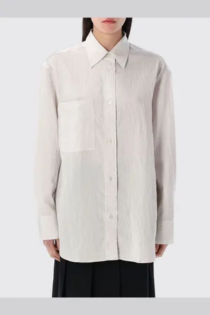 STUDIO NICHOLSON Camicia in twill a righe