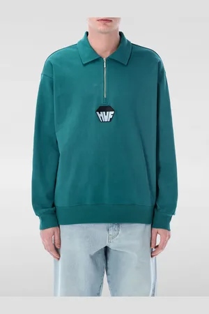 Huf Felpa a polo con logo in cotone