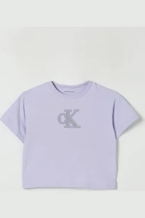 Calvin Klein T-shirt in cotone con logo CK
