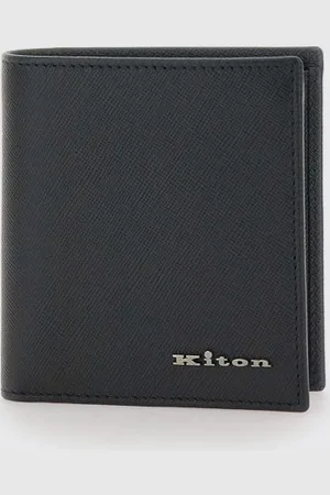 Kiton Portafoglio in pelle saffiano