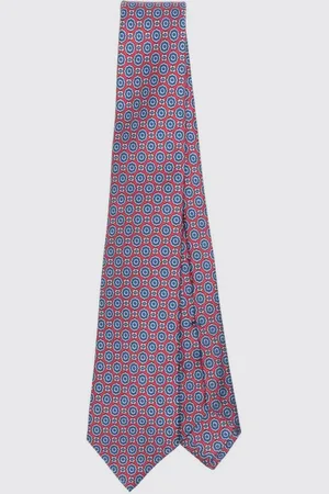 Kiton Cravatta in seta stampata