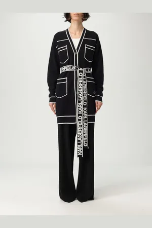 Karl Lagerfeld Cardigan in cotone e lana