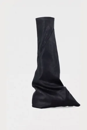 Rick Owens Stivale Fetish in denim stretch