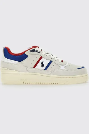 Ralph Lauren Sneakers Masters Sports in camoscio e mesh