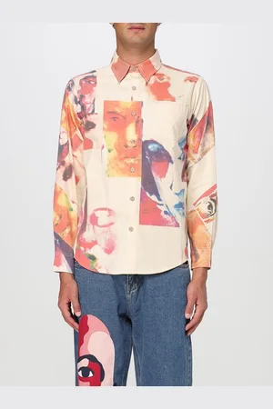 KIDSUPER STUDIOS Camicia in cotone con stampa grafica