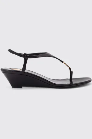 Saint Laurent Sandalo Cassandre in pelle