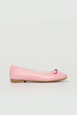 VERSACE Ballerine Gianni Ribbon in pelle di agnello