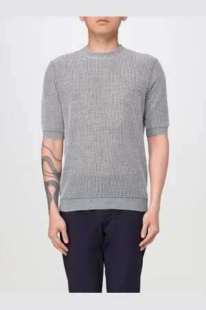 BALLANTYNE Maglia in misto cotone e lino