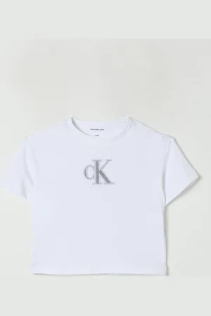 Calvin Klein T-shirt in cotone con logo CK