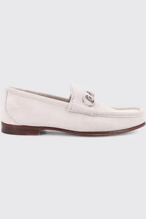 Gucci Mocassino in camoscio con morsetto Horsebit