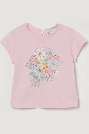 MONNALISA T-shirt con stampa floreale