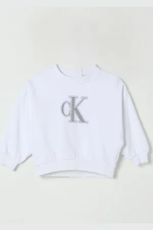 Calvin Klein Felpa a girocollo con monogramma CK