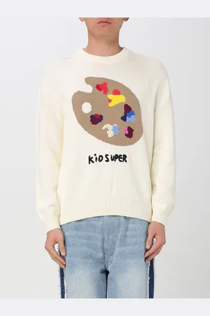 KIDSUPER STUDIOS Maglione Paint Palette a girocollo in cotone
