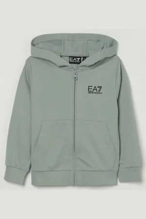 EA7 Felpa con cappuccio e logo