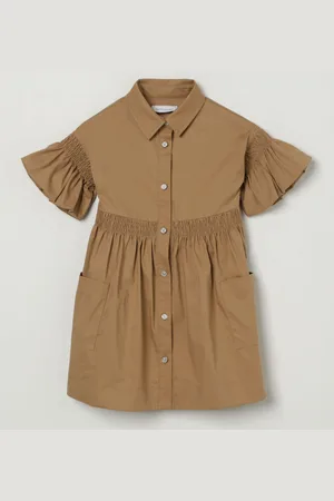 MONNALISA Abito chemisier in twill di cotone