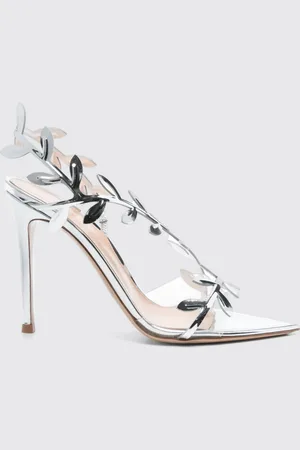 Gianvito Rossi Sandalo Flavia in vernice laminata