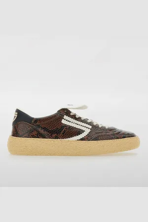 Puraai Sneakers 4.05 Polly Tab in vernice laminata stampa cocco