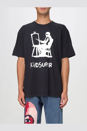 KIDSUPER STUDIOS T-shirt stampata in cotone