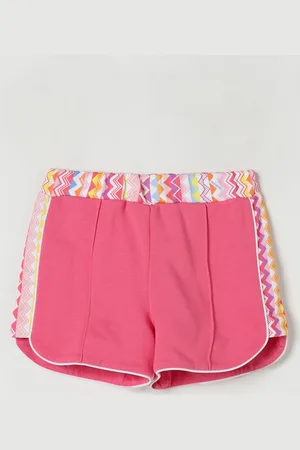 Missoni Pantaloncino in cotone stretch con motivo zig-zagcon zig zag