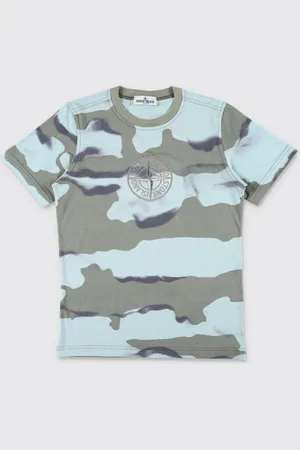 Stone Island T-shirt in cotone stampato